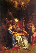 Jean-Baptiste Jouvenet The Education of the Virgin Sweden oil painting reproduction